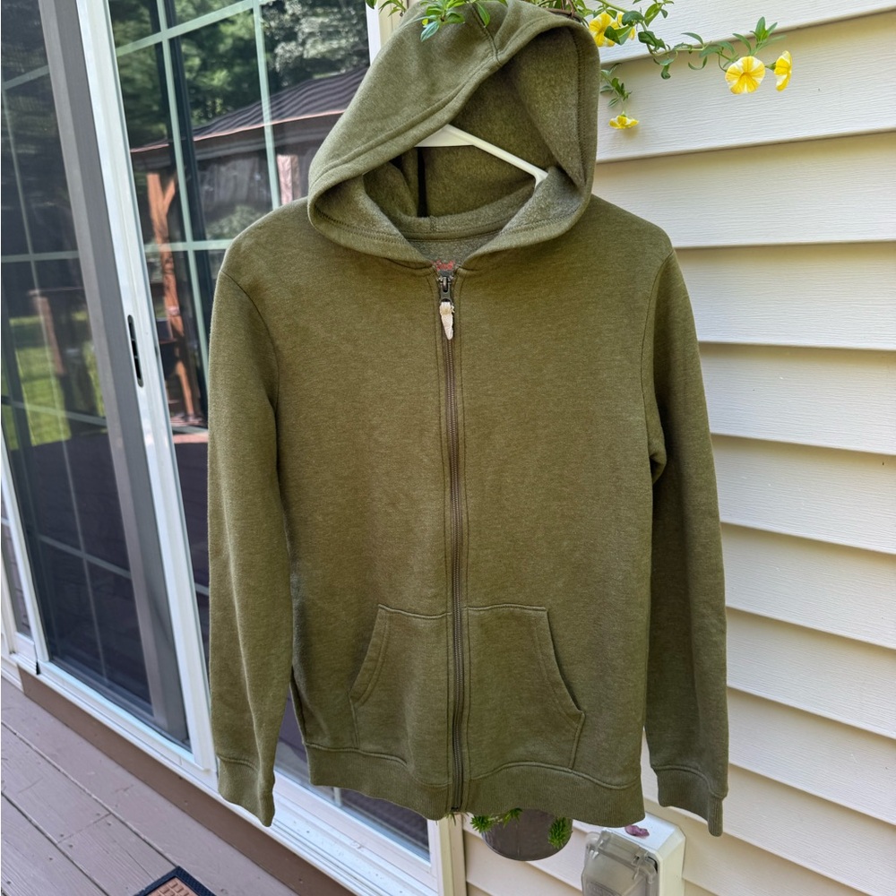 Cat & Jack Olive Green Fleece Jacket